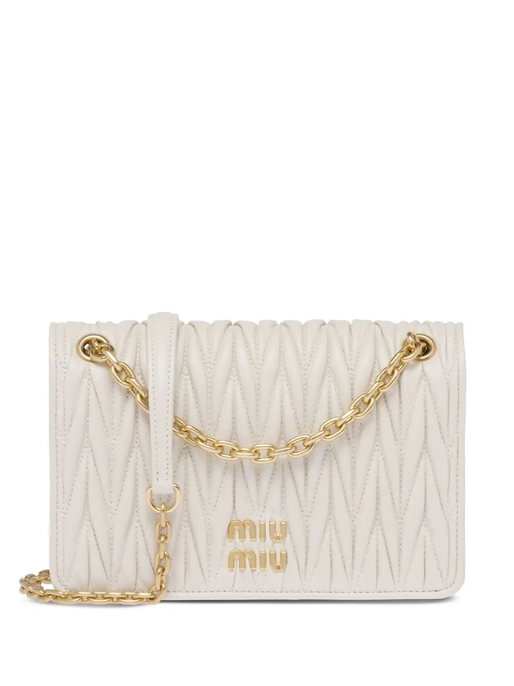 Miu Miu Matelassé Nappa Leather Shoulder Bag - Farfetch