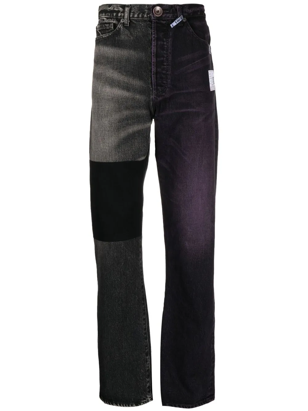 

Maison Mihara Yasuhiro patch-detail straight-leg jeans - Black