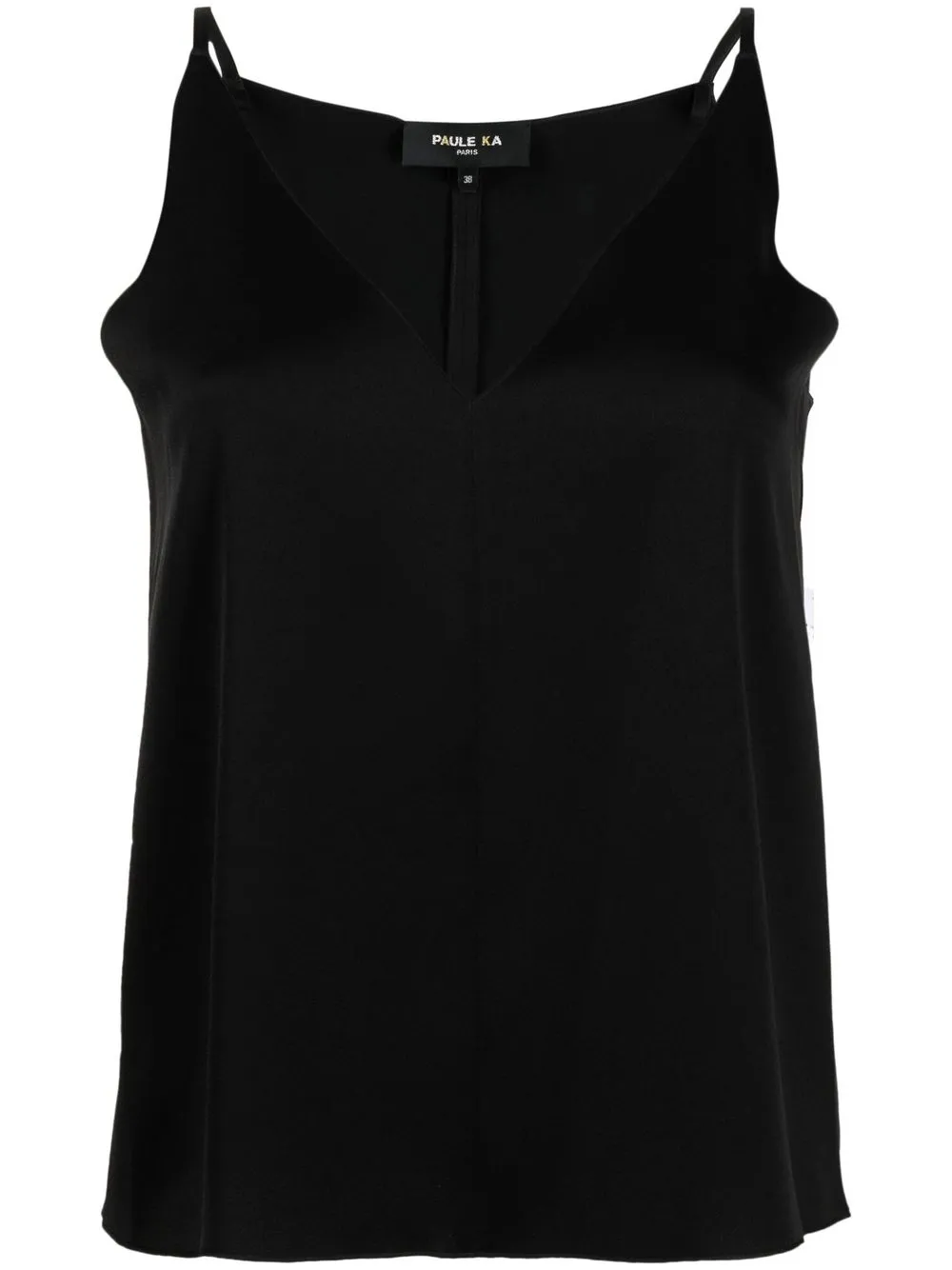 

Paule Ka V-neck sleeveless blouse - Black