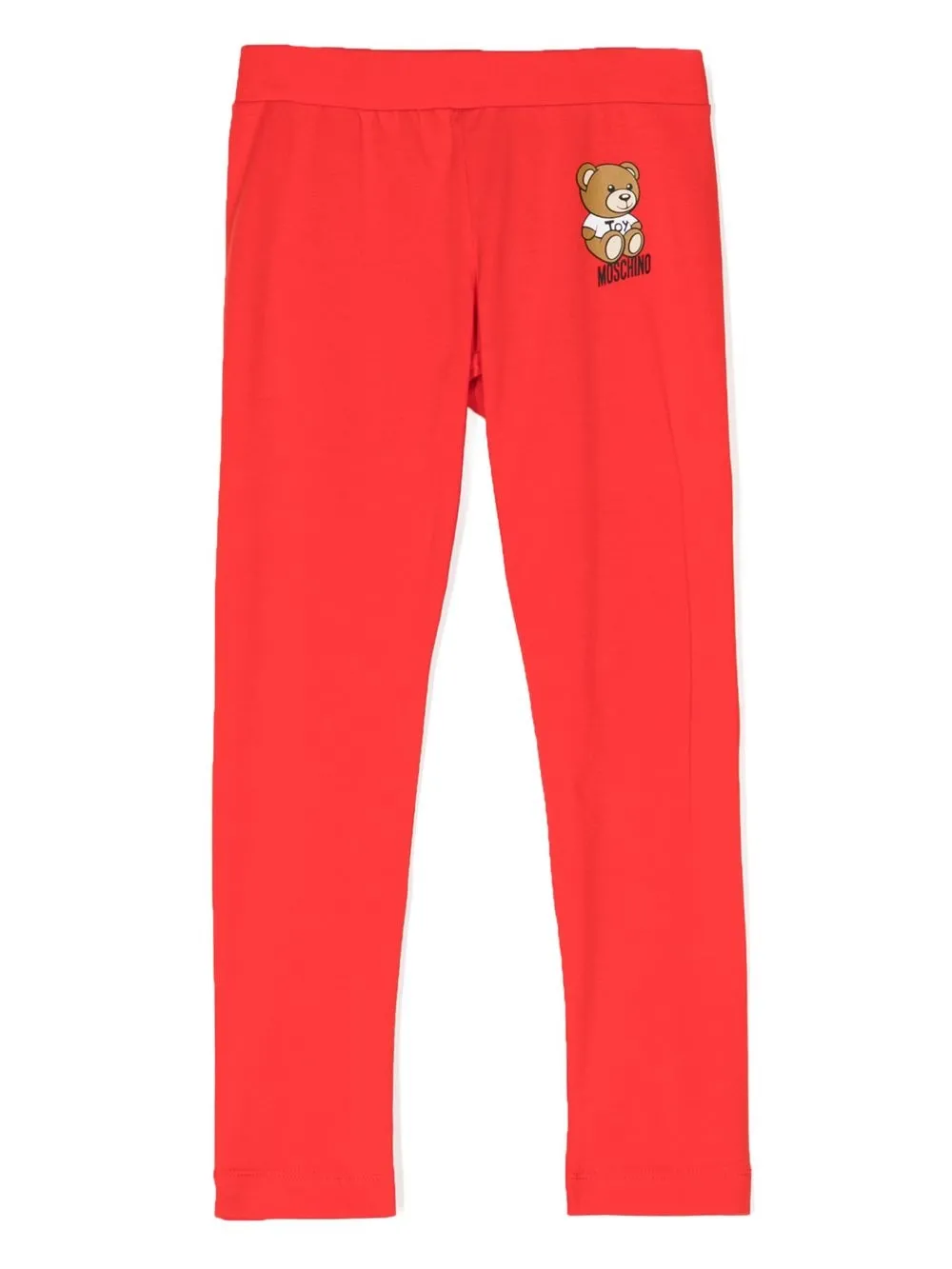 

Moschino Kids logo-print trousers - Red