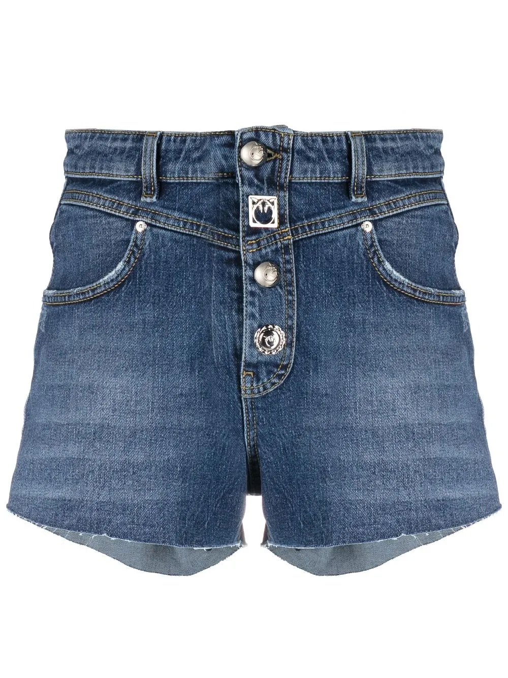 

PINKO shorts de mezclilla Accanita - Azul