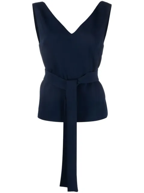 P.A.R.O.S.H. sleeveless belted top