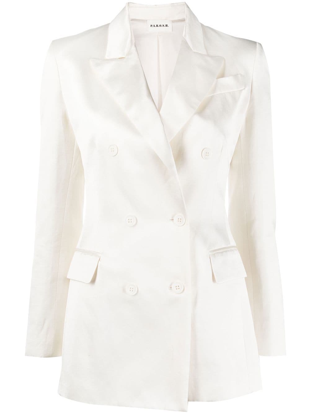 P.a.r.o.s.h Double-breasted Blazer In White