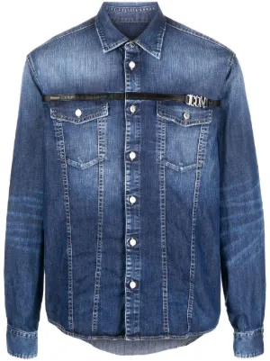 DSQUARED2 ディースクエアード デニムシャツ | ブルー | FARFETCH JP