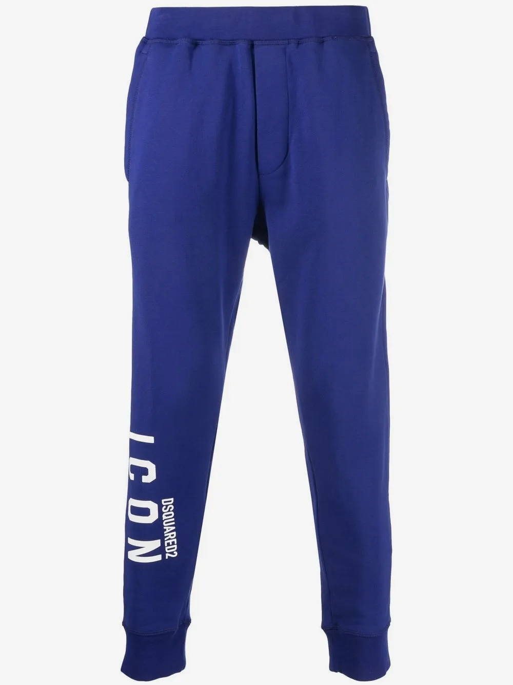 DSQUARED2 Icon 印花棉运动裤 | 蓝色 | Image 1