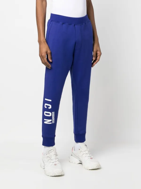 White and blue track pants 2025