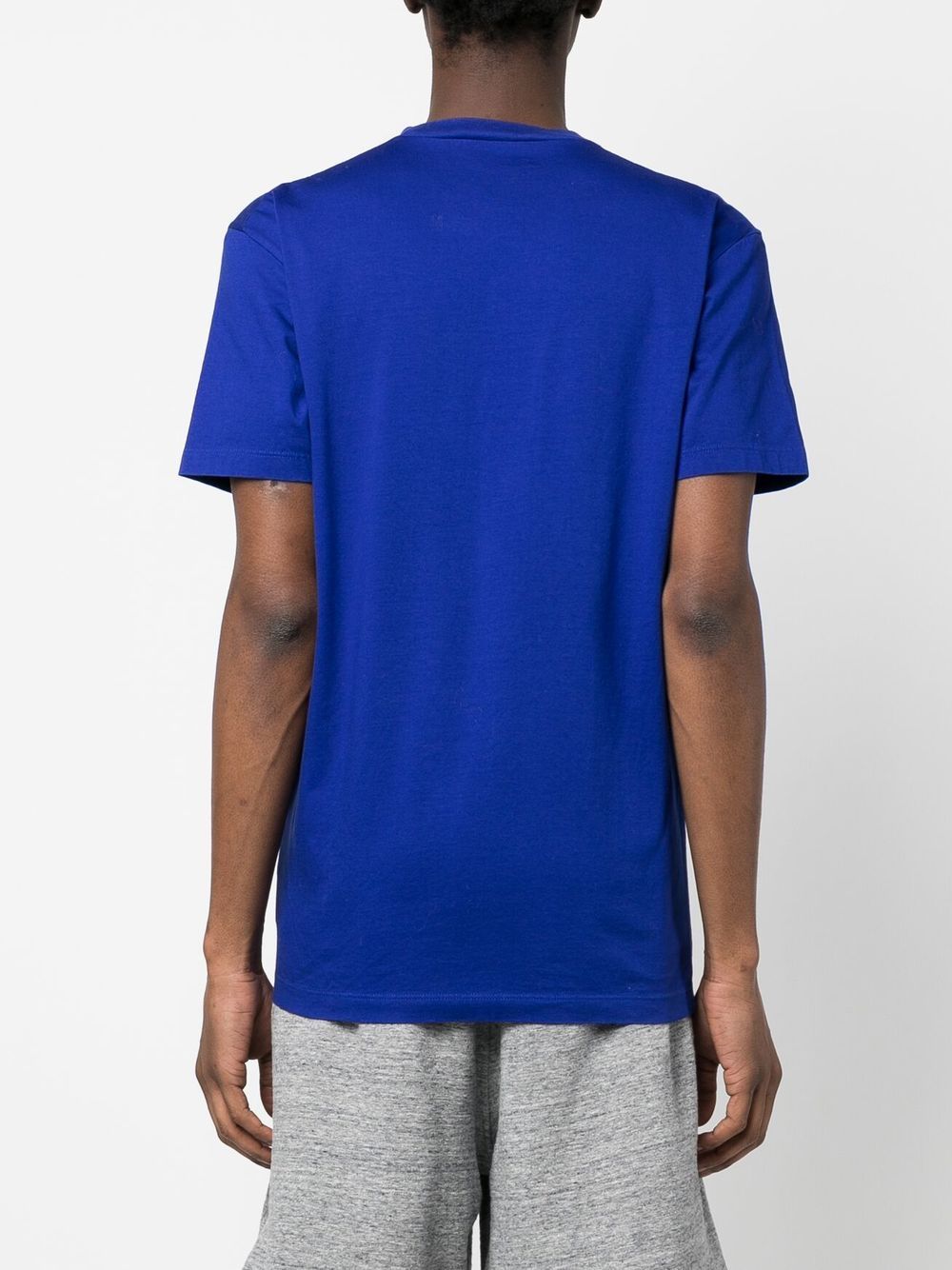 Shop Dsquared2 Icon-print Cotton T-shirt In Blau