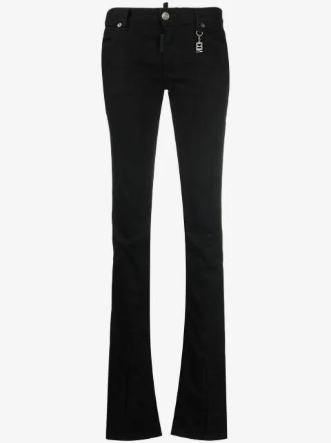 DSQUARED2 split-cuff flared jeans