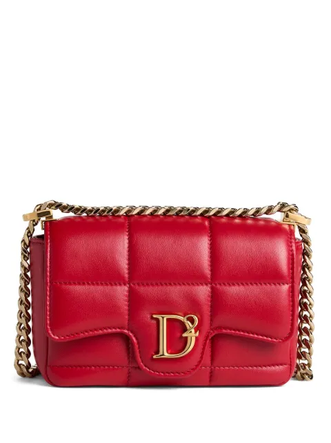 DSQUARED2 tote con placa del logo