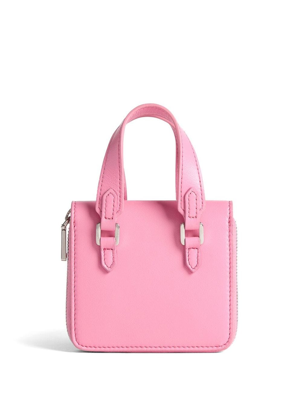 Dsquared2 logo-plaque leather purse - Roze