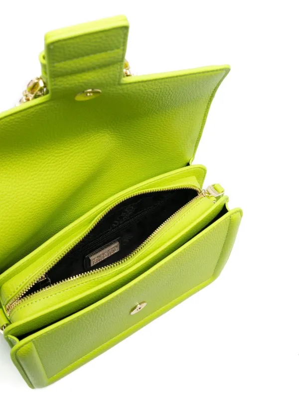 ショルダーバッグ・ポシェット VERSACE Shoulder Bags Women Leather Green/Lime Versace Mini La Medusa Lime Green Leather Tote Bag, Top