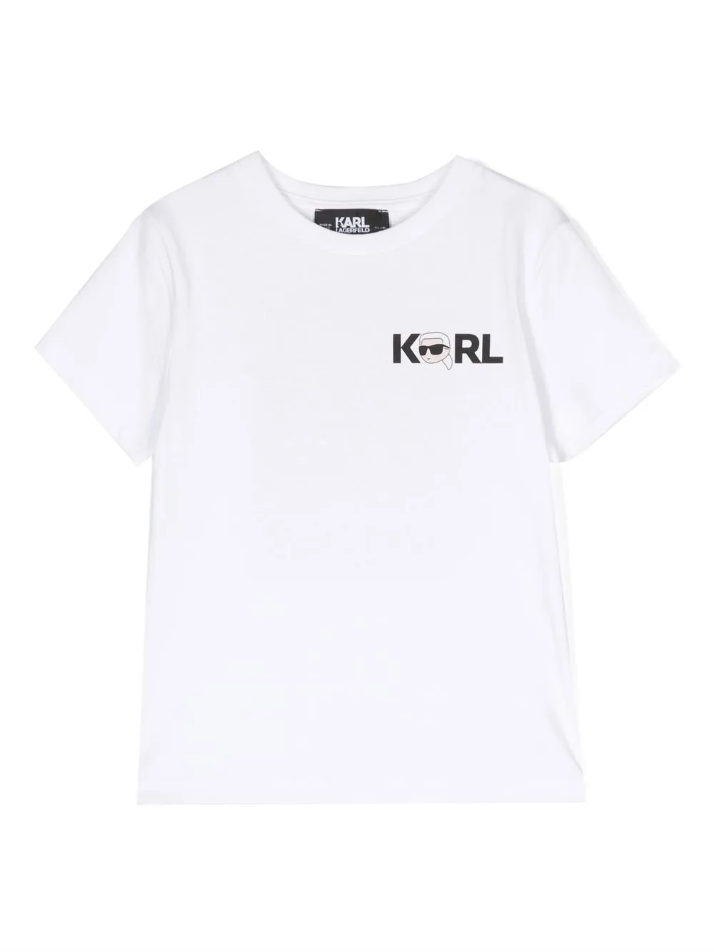 

Karl Lagerfeld Kids logo-print short-sleeve T-shirt - White