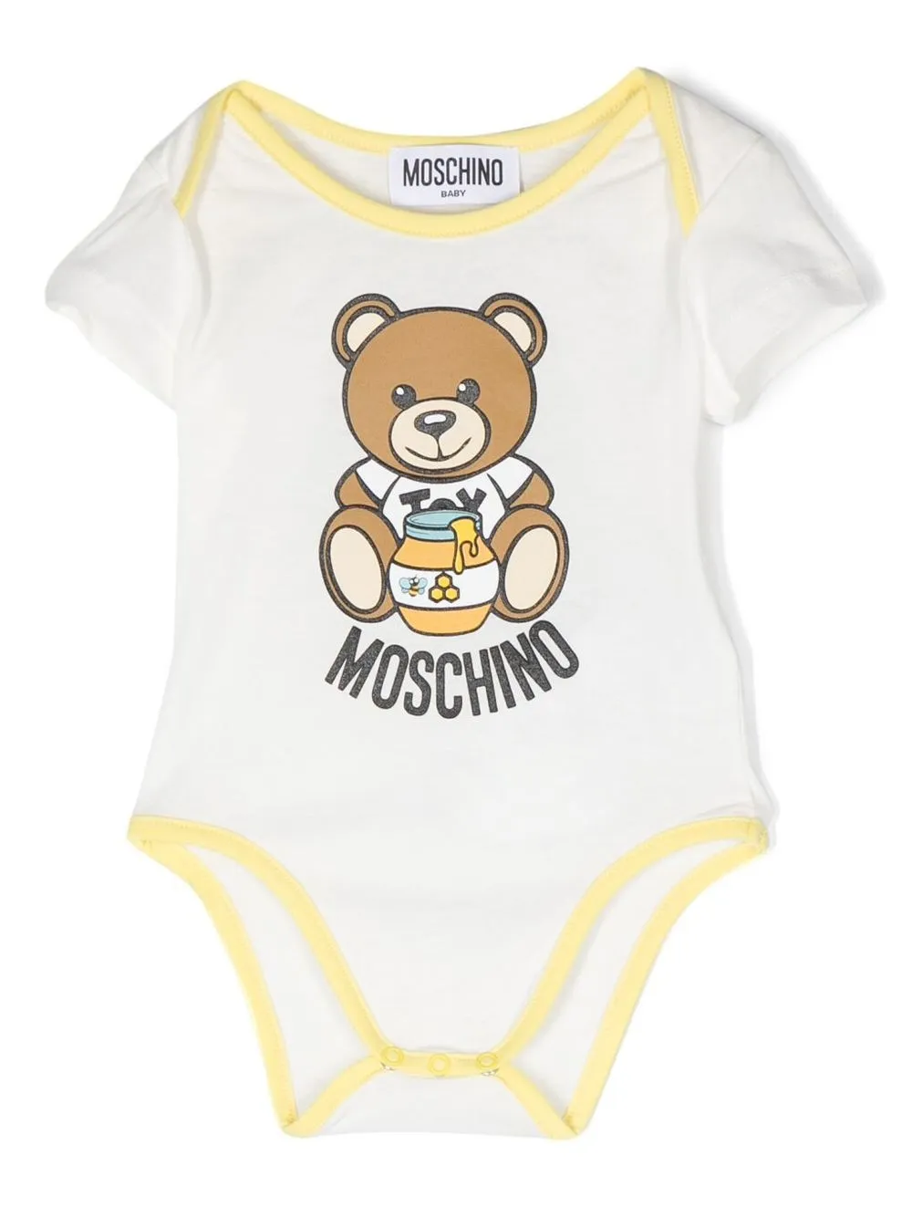 

Moschino Kids body con motivo Teddy Bear - Blanco