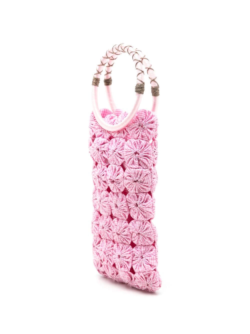 Shop Nannacay Bessie Circular-handles Bag In Pink