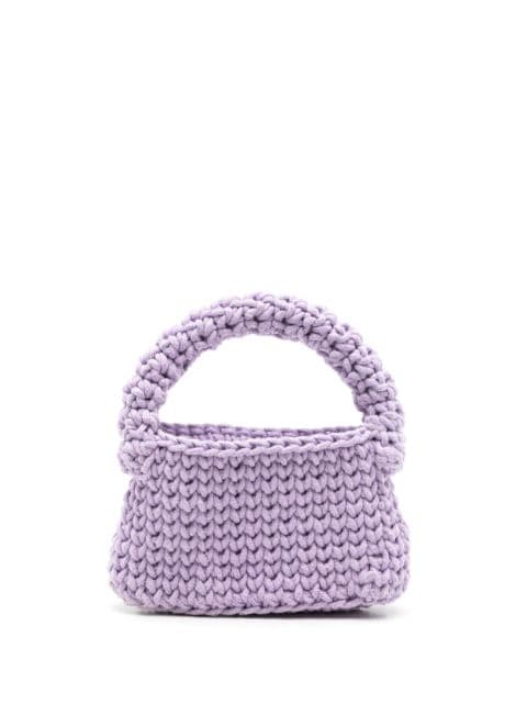Nannacay Nicoletta crochet-knit bag