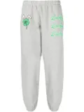 Natasha Zinko Lucky-print detail track pants - Grey