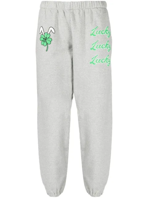 Natasha Zinko pants con estampado Lucky