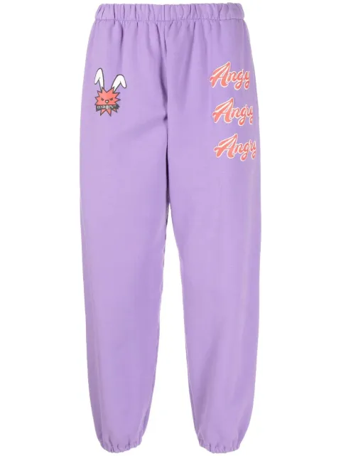 Natasha Zinko pants con estampado Angry
