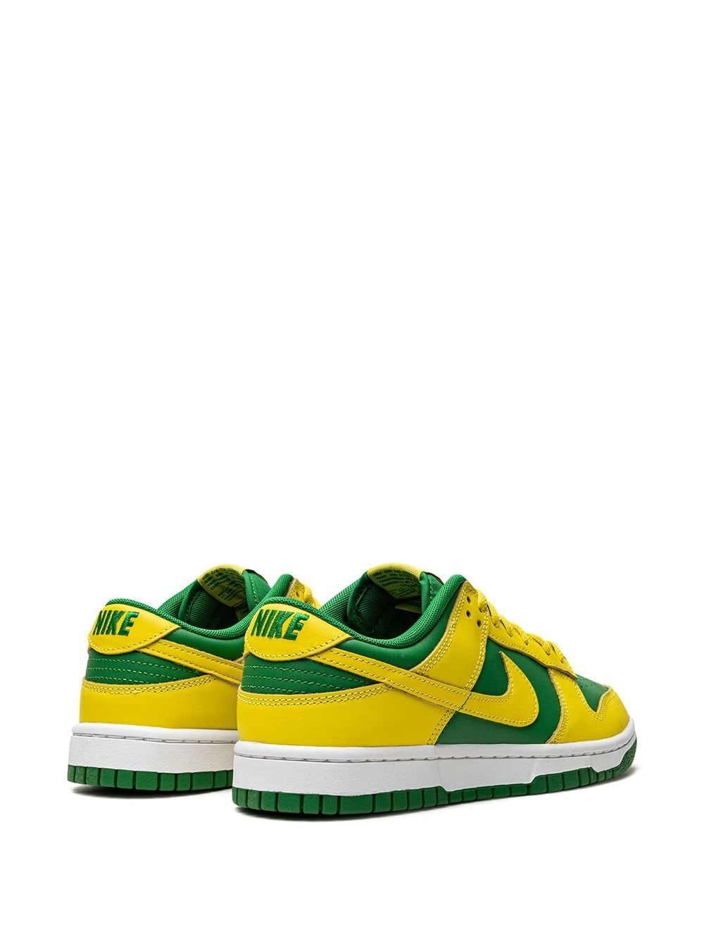 Shop Nike Dunk Low "reverse Brazil"" Sneakers In Yellow