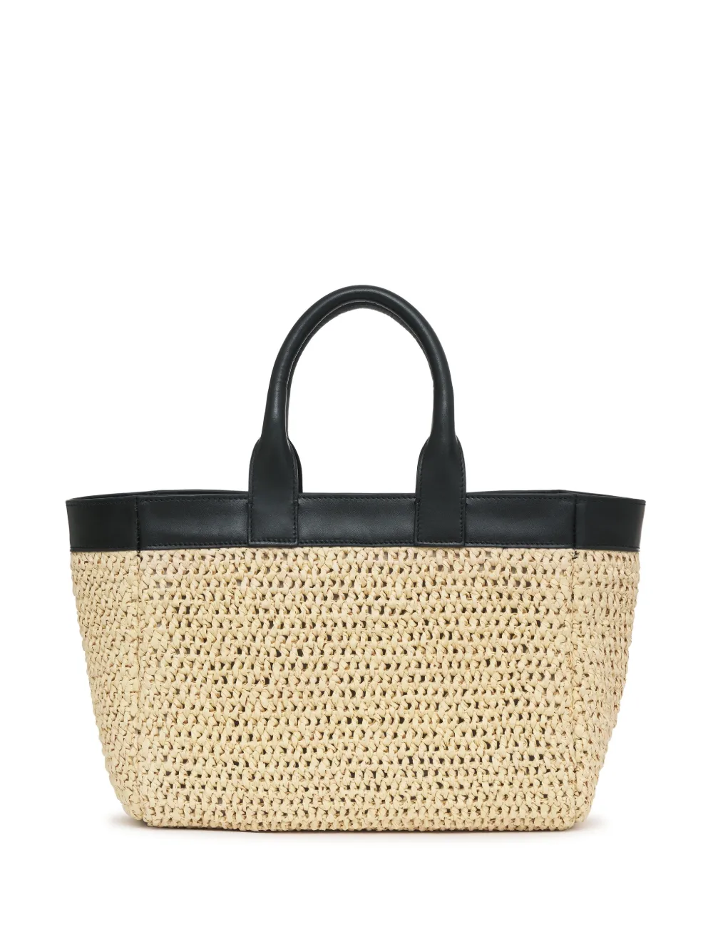 Anine Bing Mini Shopper Mit Webmuster In Neutrals