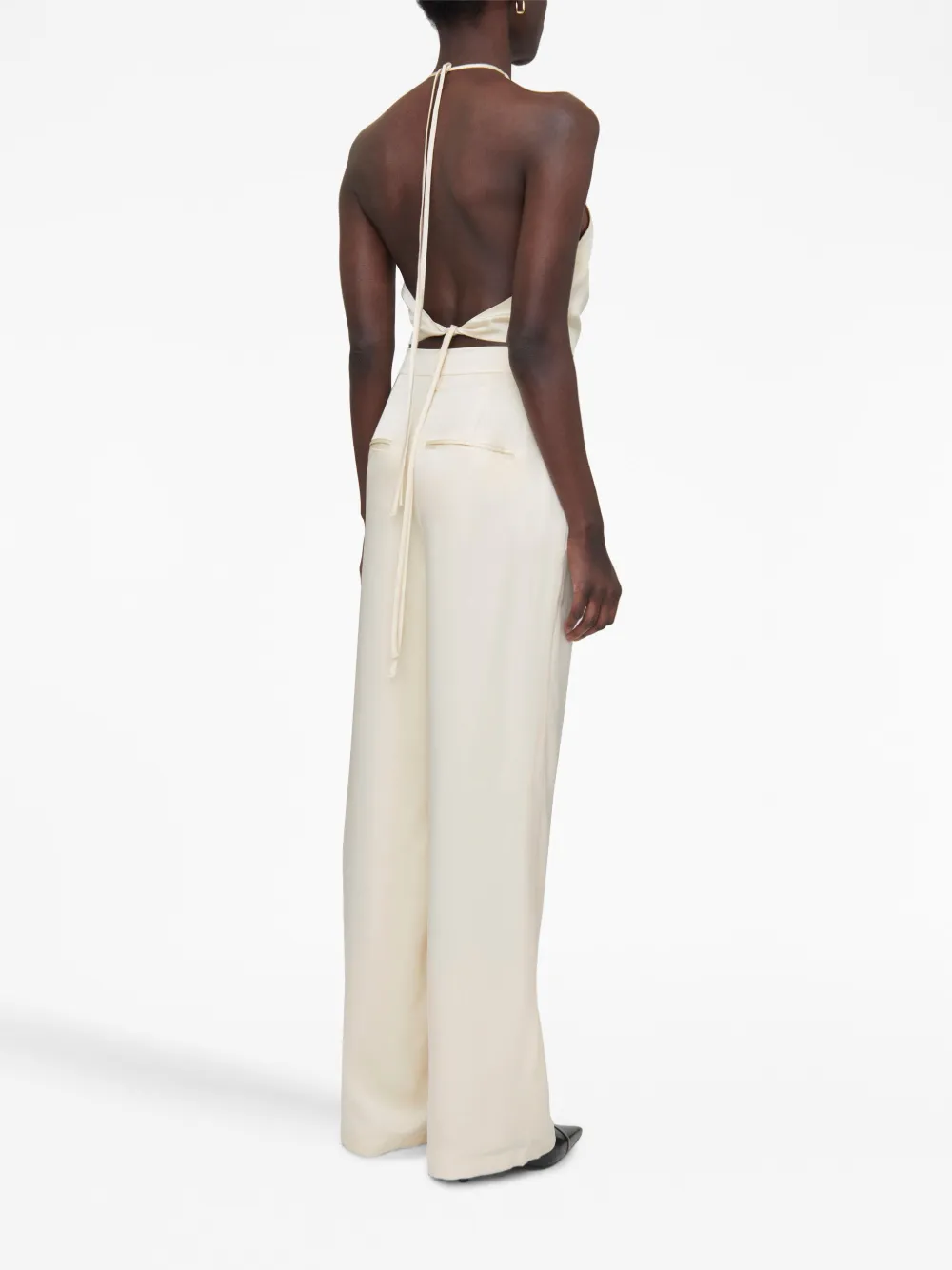 Leslie Silk Halterneck Top