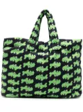 Natasha Zinko all-over High-print tote bag - Blue