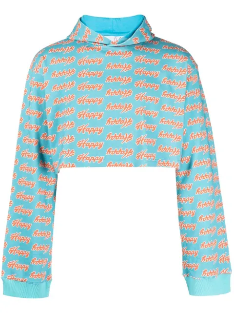 Natasha Zinko all-over Angry-print hoodie