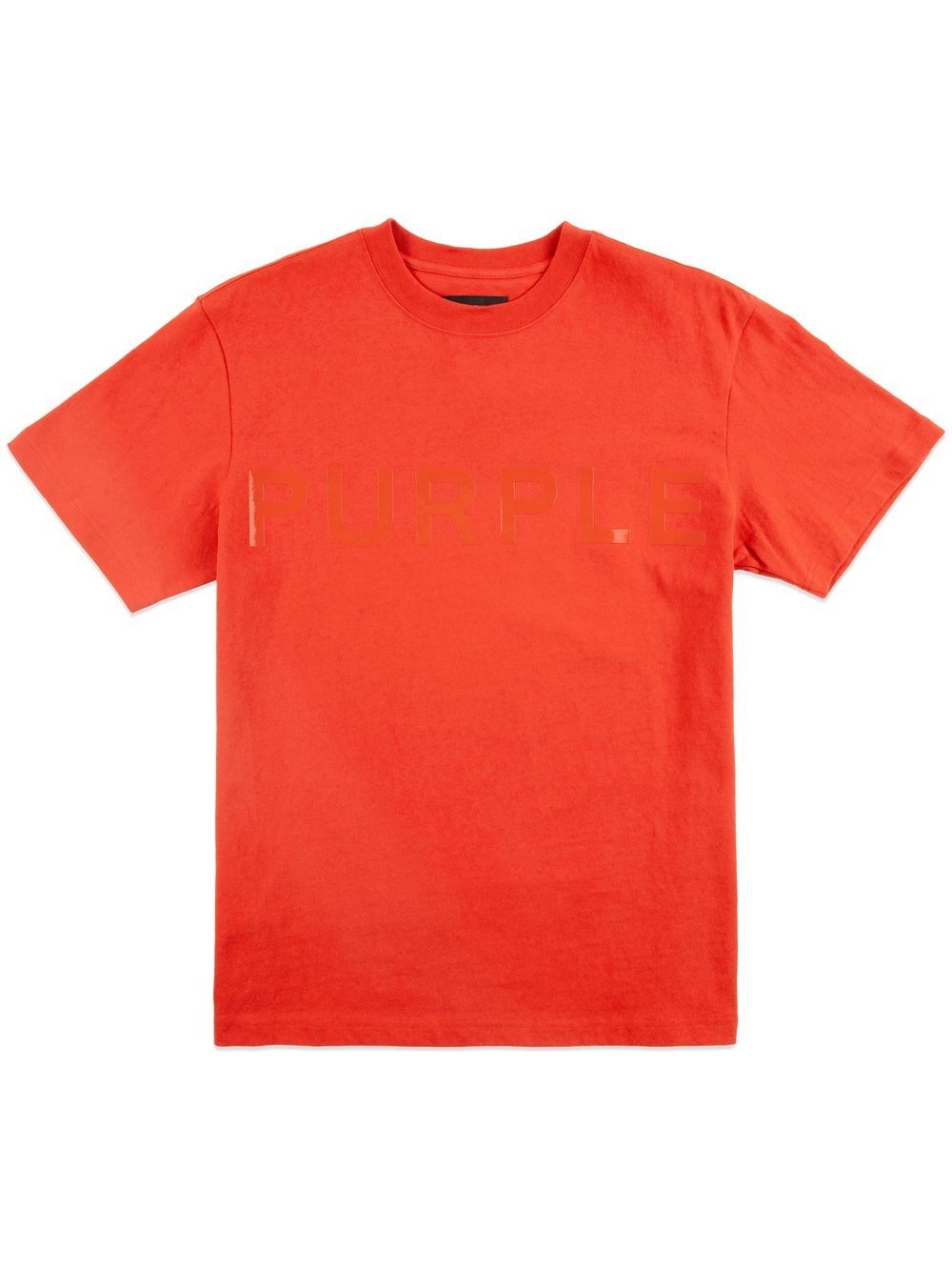 

Purple Brand graphic-logo cotton T-shirt - Orange