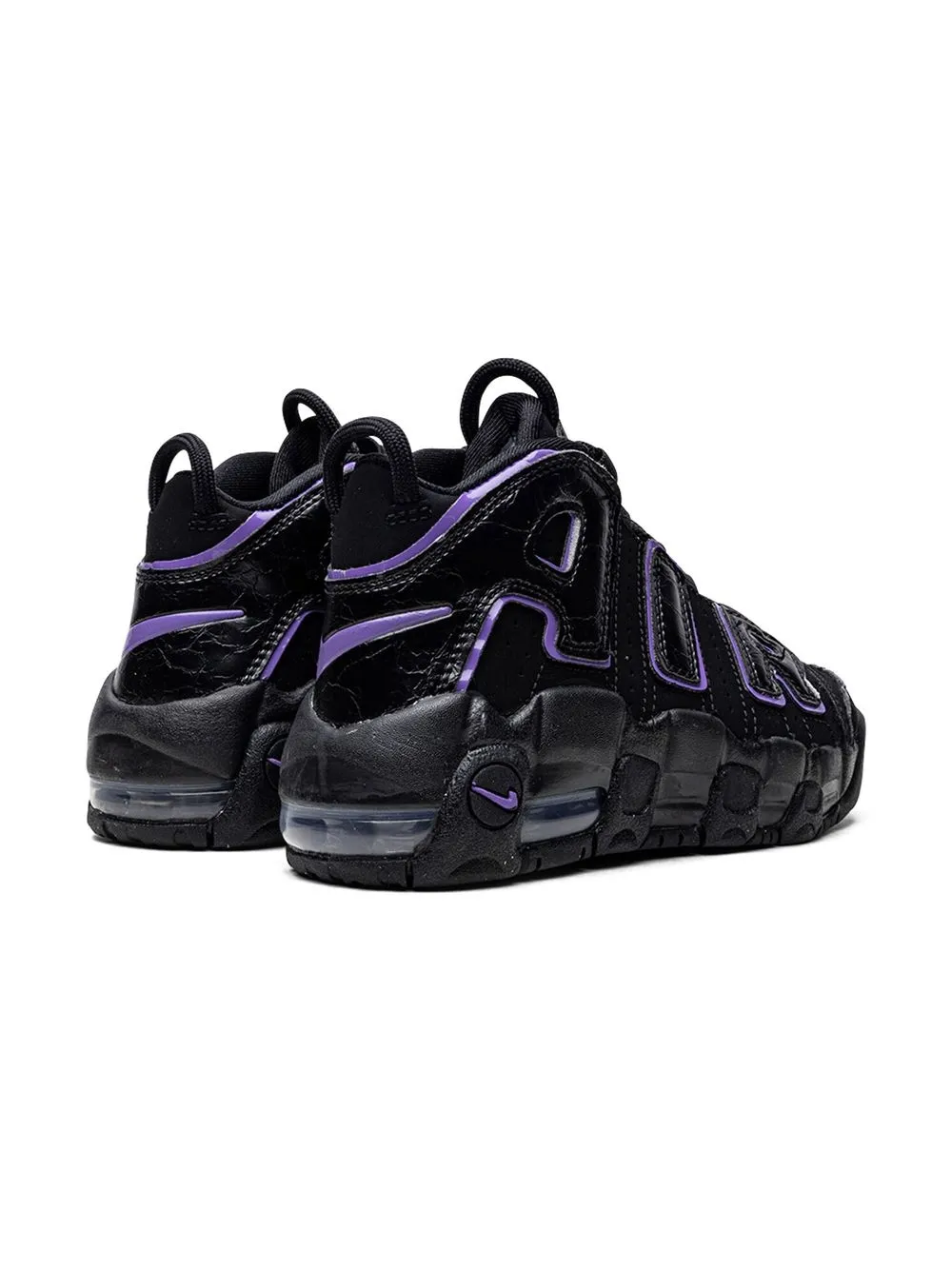 Nike Air More Uptempo Sneakers In 黑色