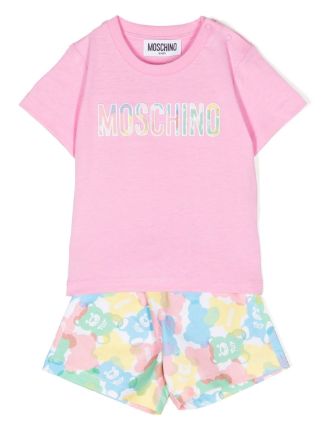 Moschino Kids teddy-print T-shirt-shorts Set - Farfetch