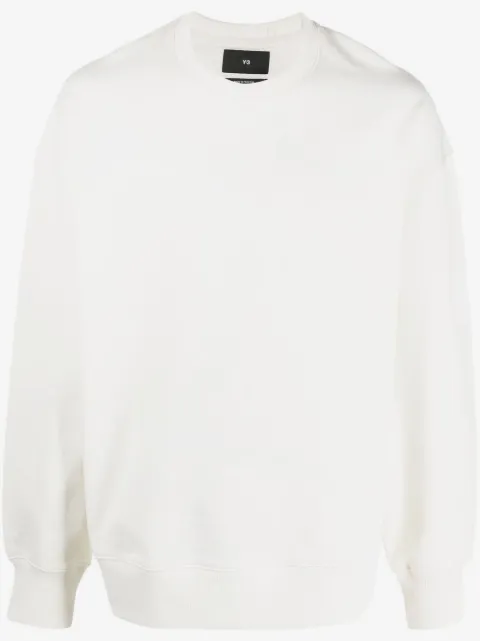 Y-3 Moletom de algodão orgânico