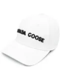 Canada Goose embossed-logo cap - White
