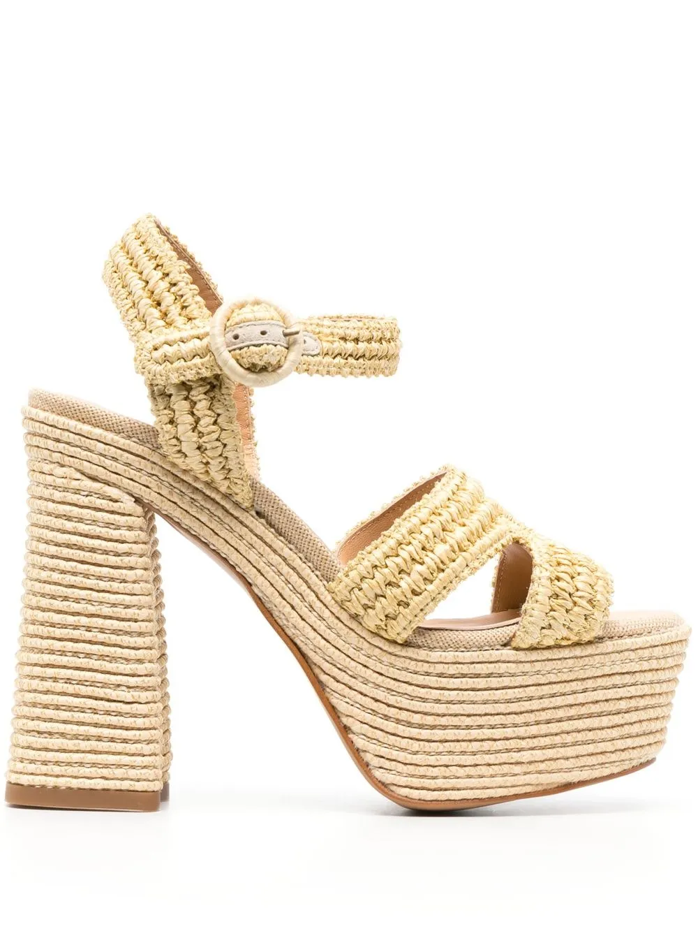 

Castañer Adriana straw espadrilles - Neutrals