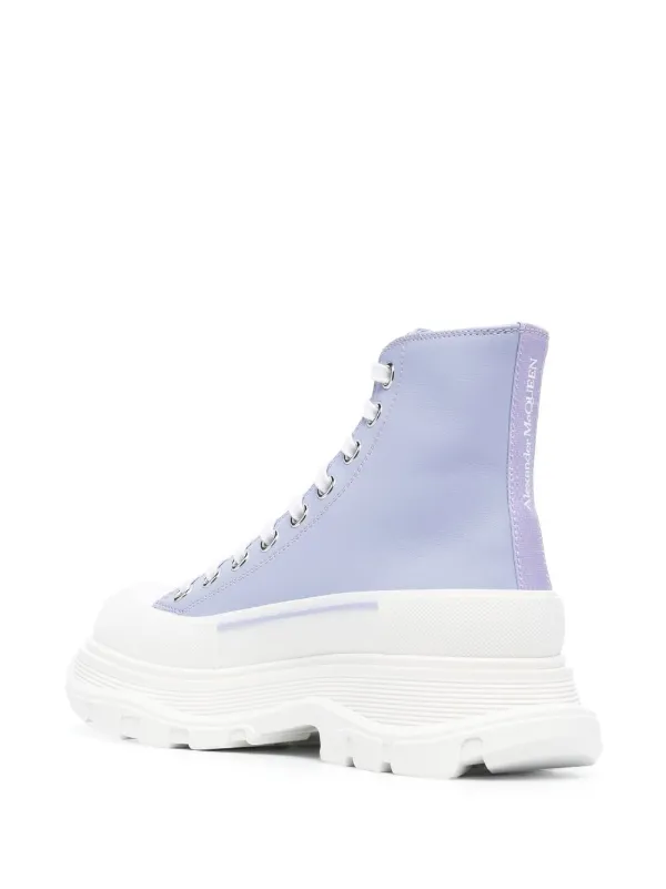 Alexander McQueen Tread Slick Sneakers | Purple | FARFETCH UK