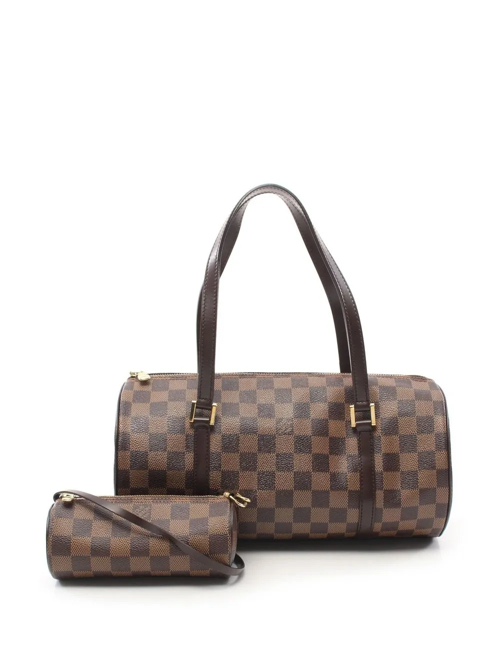 

Louis Vuitton 2005 pre-owned Papillon Damier Ebène 30 Handbag - Brown