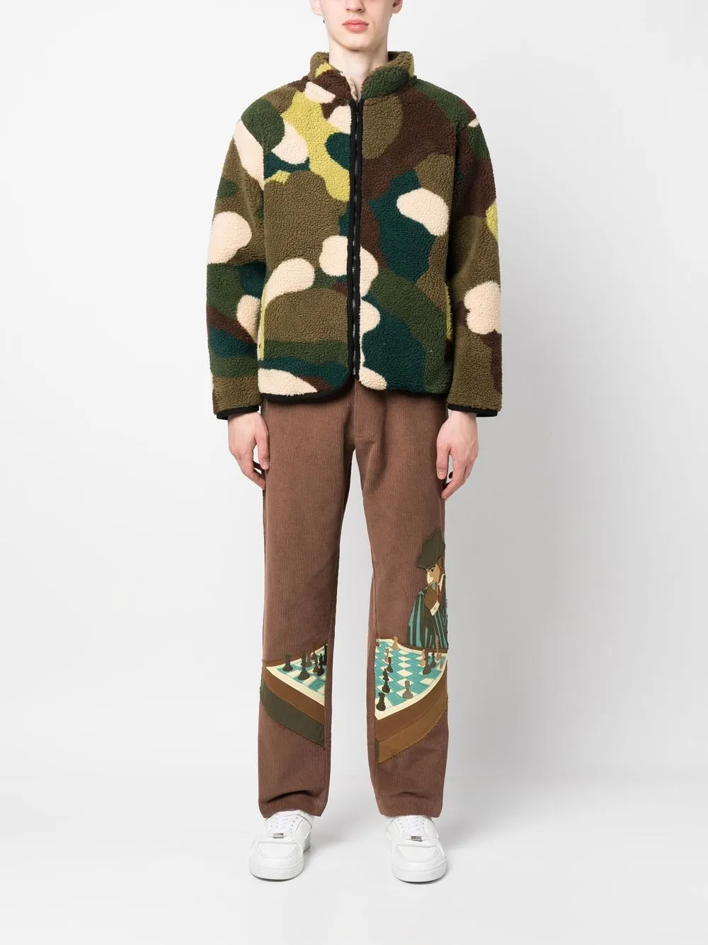 KidSuper Ribfluwelen broek - Bruin