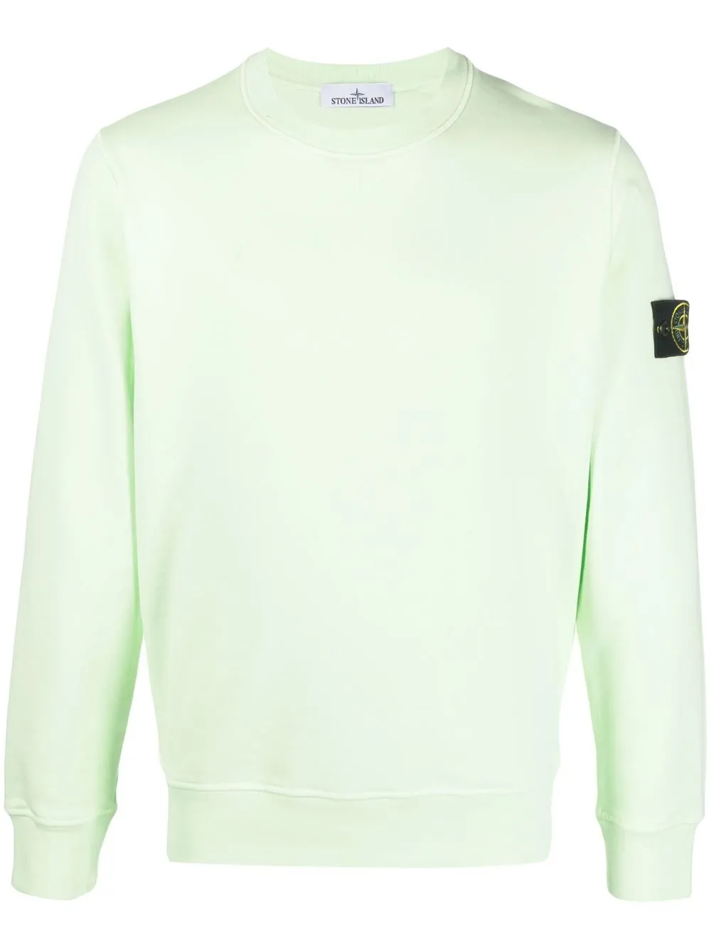 

Stone Island logo-patch sleeve sweatshirt - Green