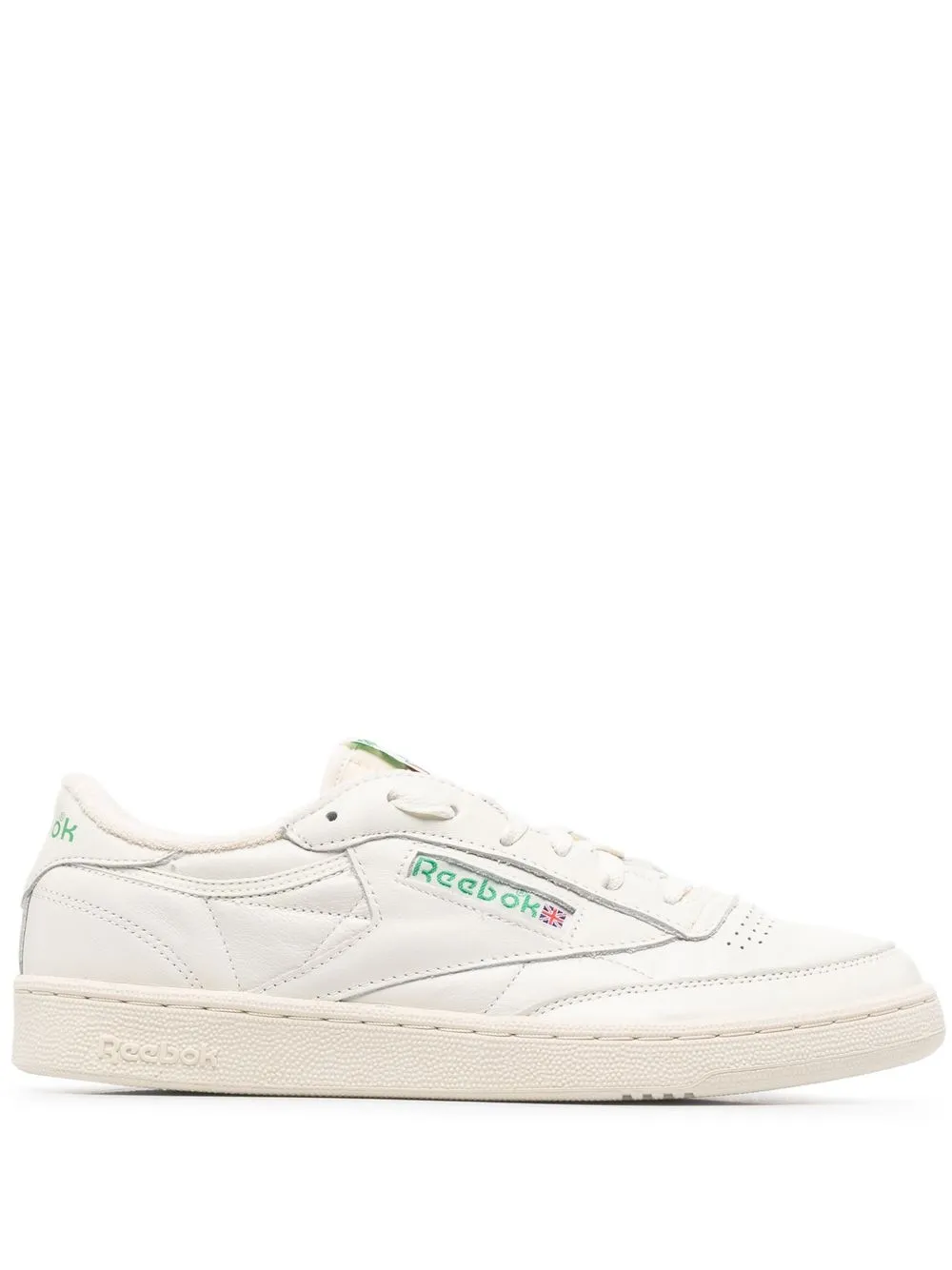 Reebok Club C 85 Vintage Leather Sneakers In White