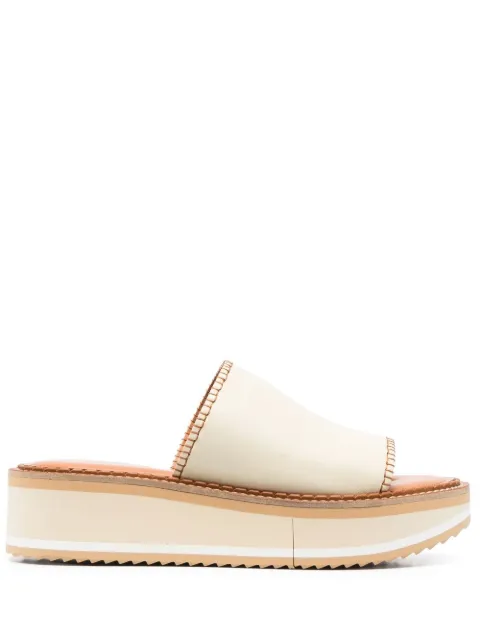 Clergerie open-toe platform mules