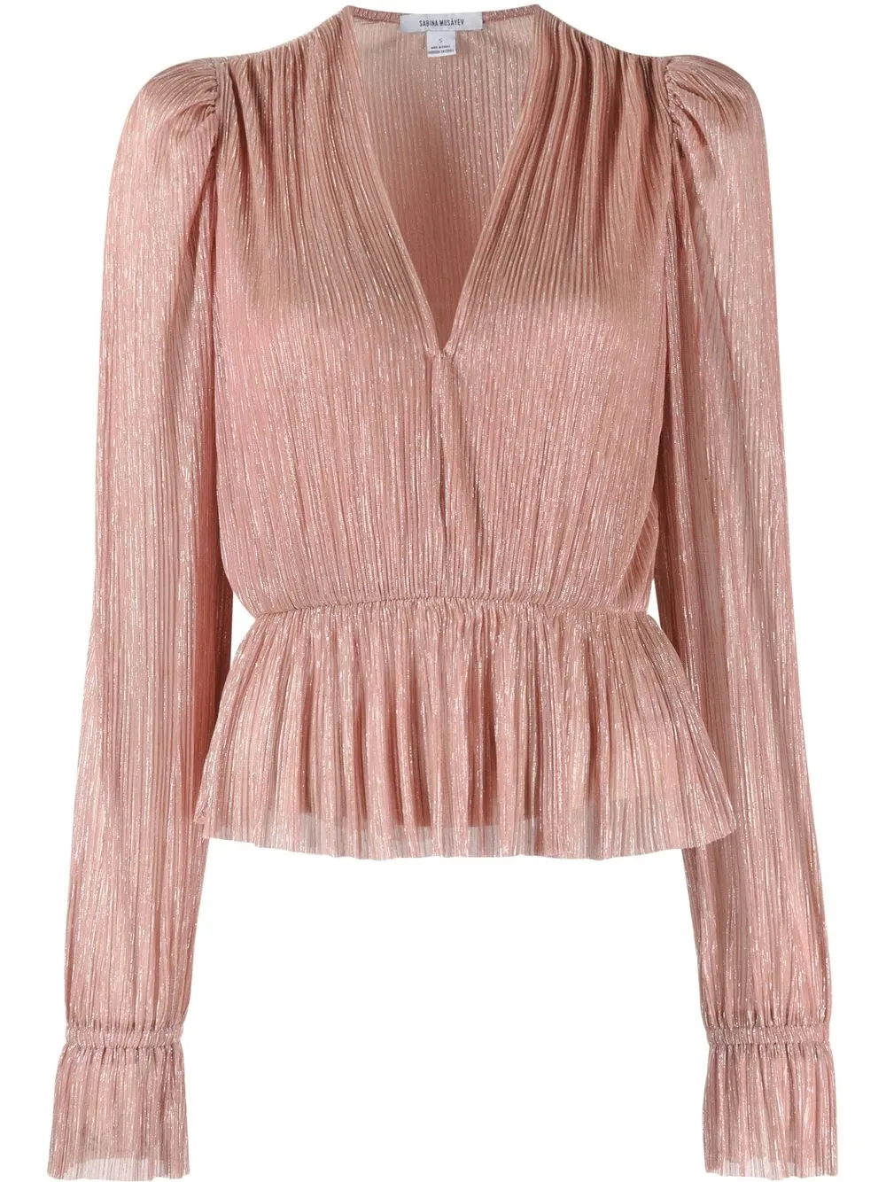 

Sabina Musayev poet-sleeve blouse - Pink