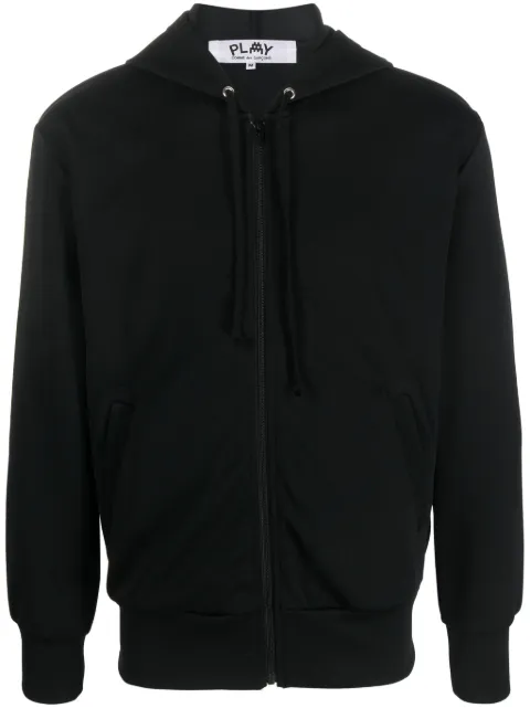 Comme Des Garçons Play x the Artist Invader pixelated-appliqué hoodie