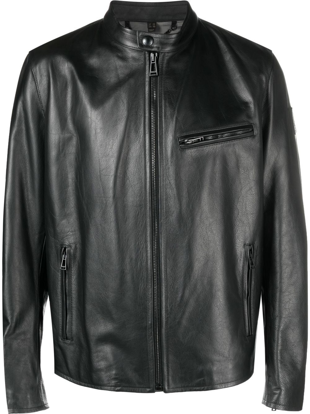 Belstaff zip-up Leather Jacket - Farfetch