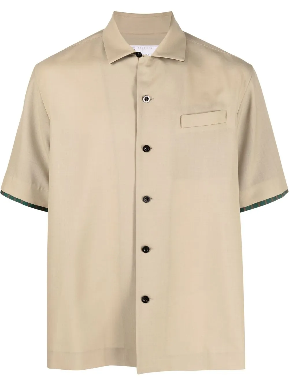 

sacai short-sleeve shirt - Neutrals