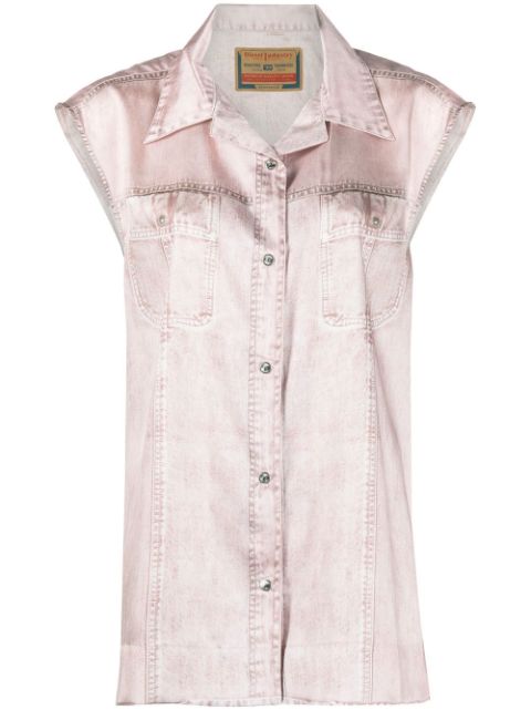 Diesel sleeveless denim shirt Women