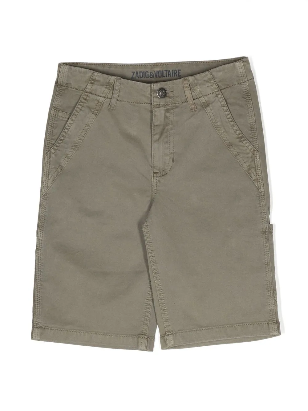 

Zadig & Voltaire Kids shorts rectos - Verde