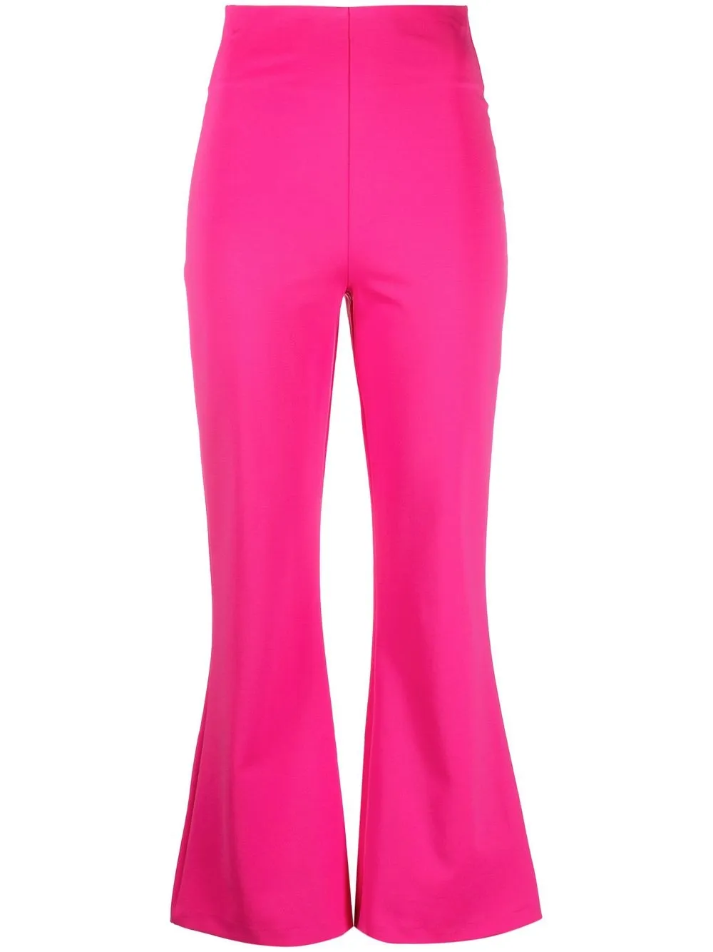 

P.A.R.O.S.H. flared-leg cropped trousers - Pink