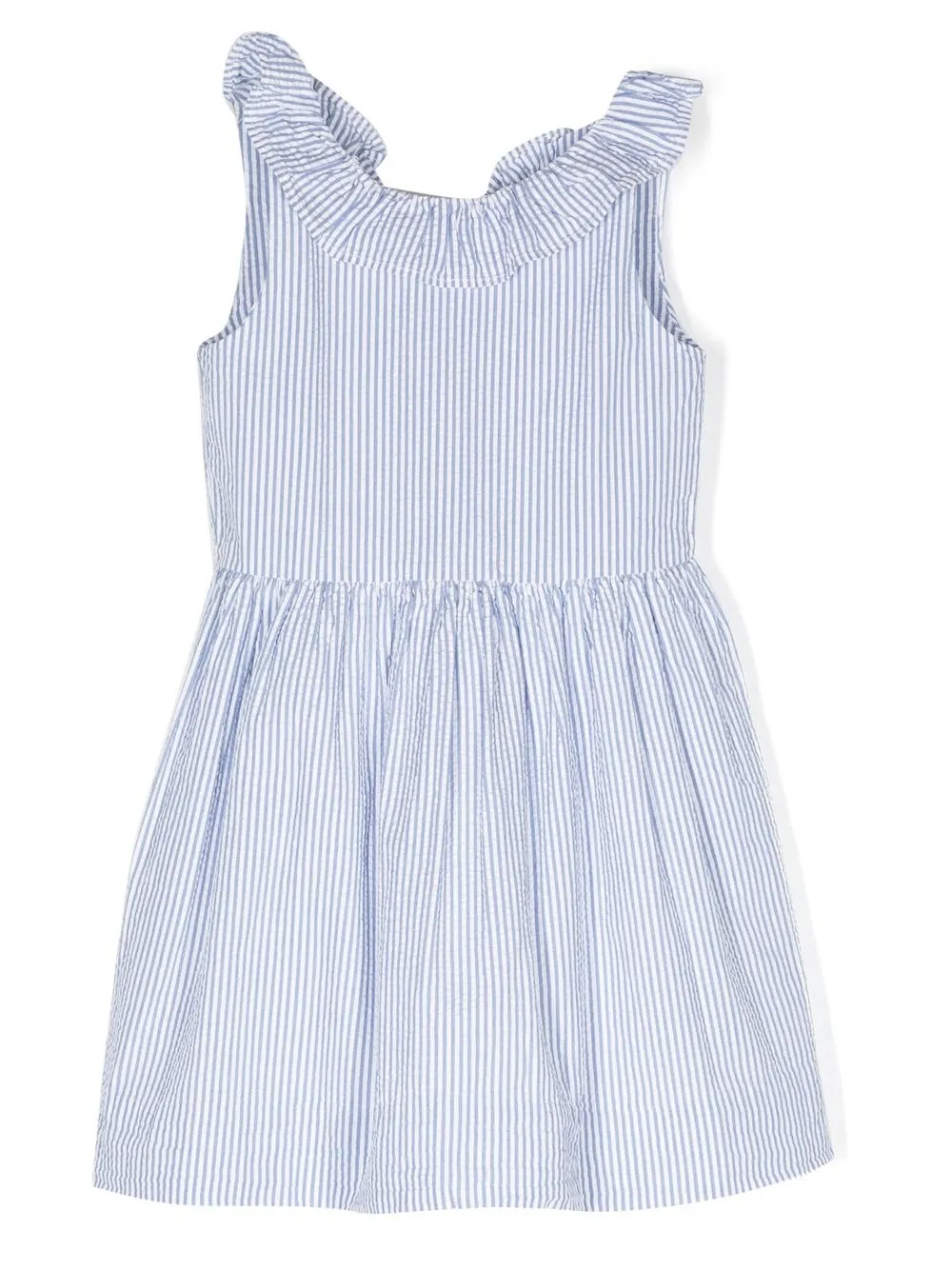 

Ralph Lauren Kids stripe-pattern dress - Blue