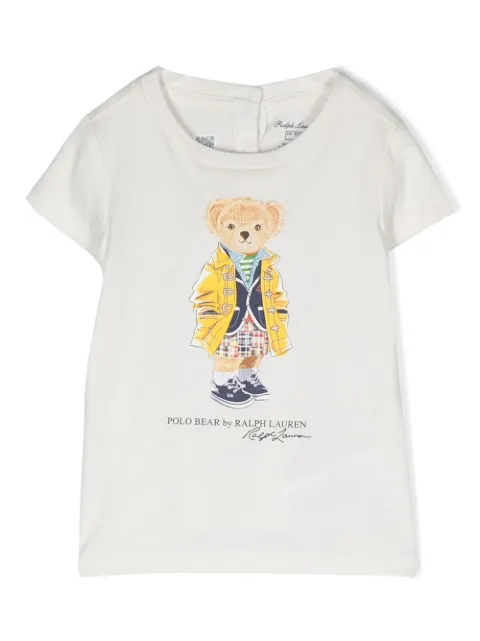 POLO RALPH LAUREN KIDS playera con motivo Polo Bear
