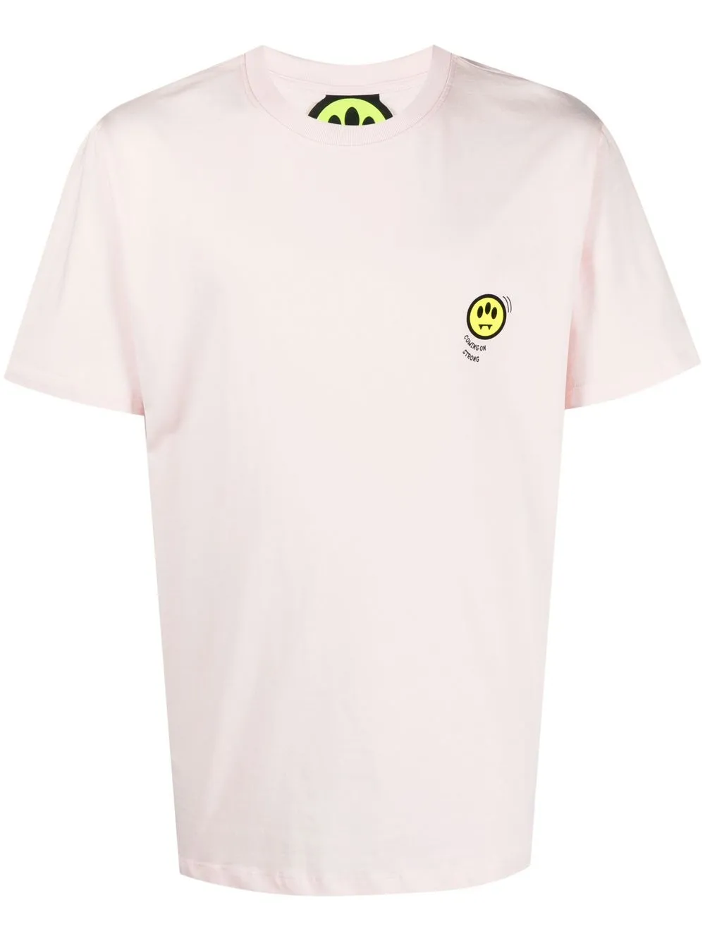 

BARROW logo-print detail T-shirt - Pink