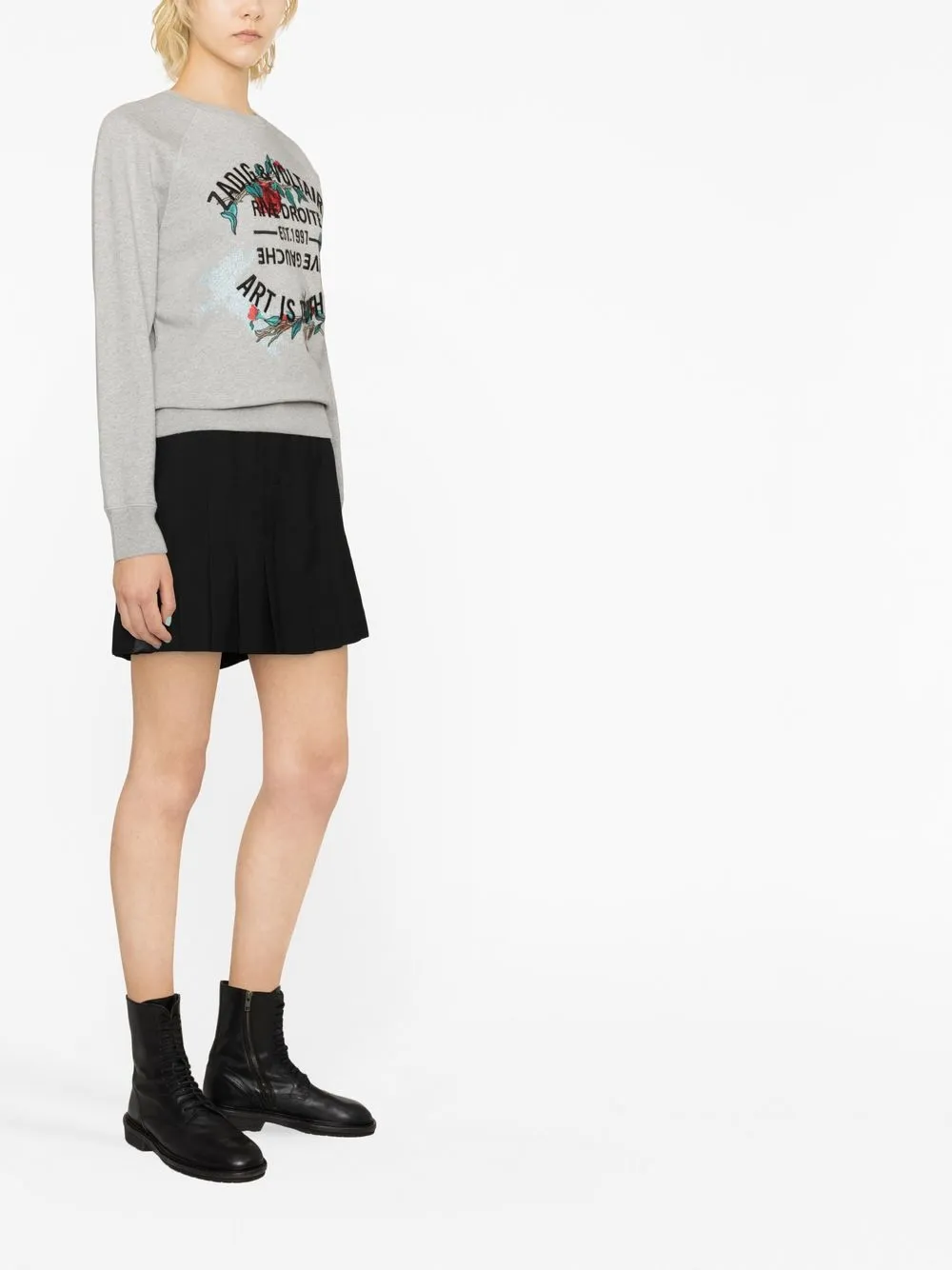 Zadig & Voltaire Upper Blason Embroidered Sweatshirt main image 1